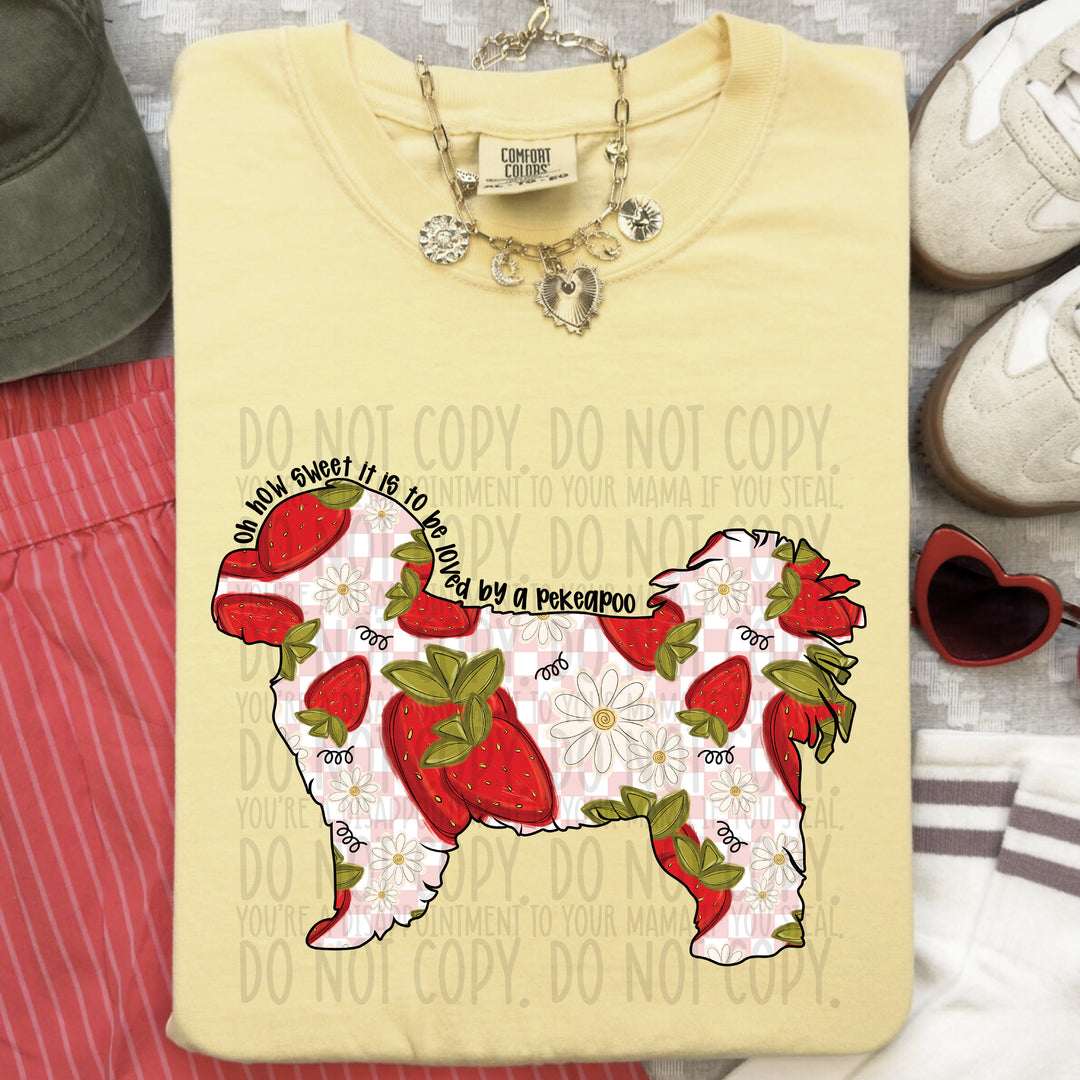 How Sweet Dog DTF Print