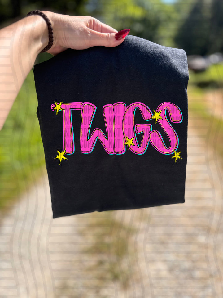 Pink Glow DTF Print