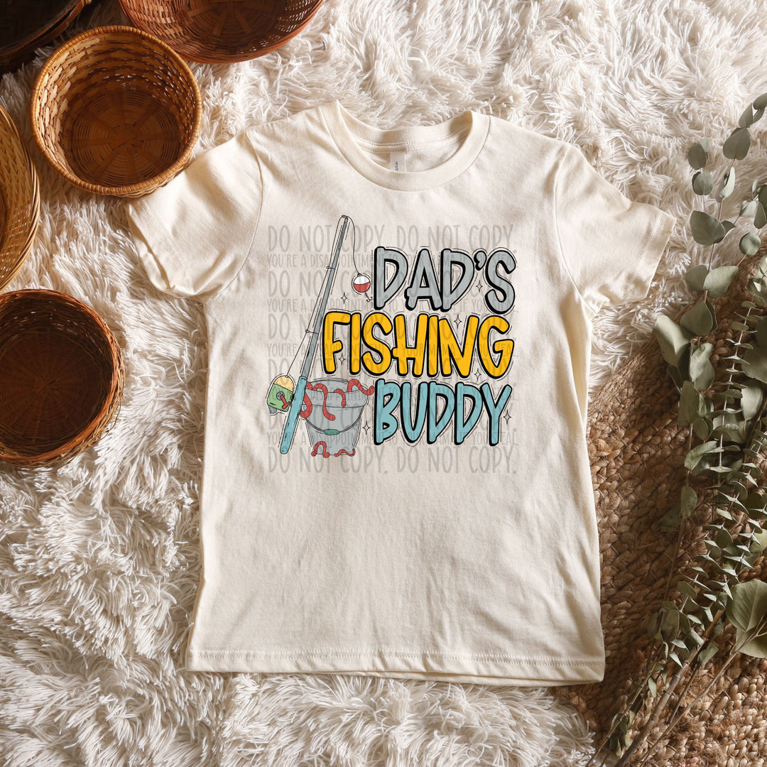 Dads Fishing Buddy DTF Print