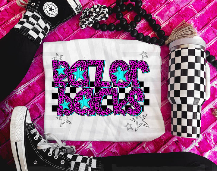 Pink Neon Leopard DTF Print