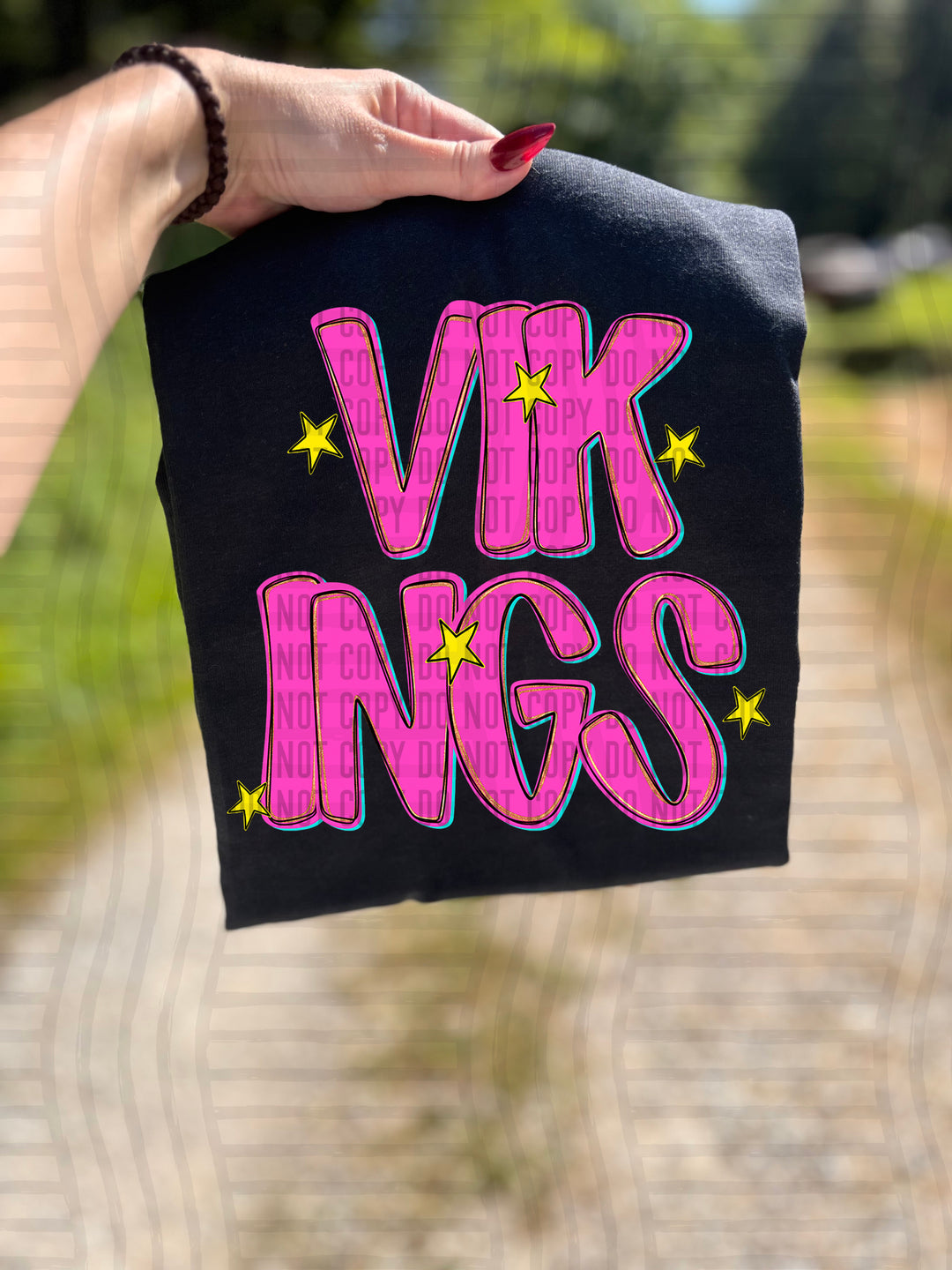 Pink Glow DTF Print