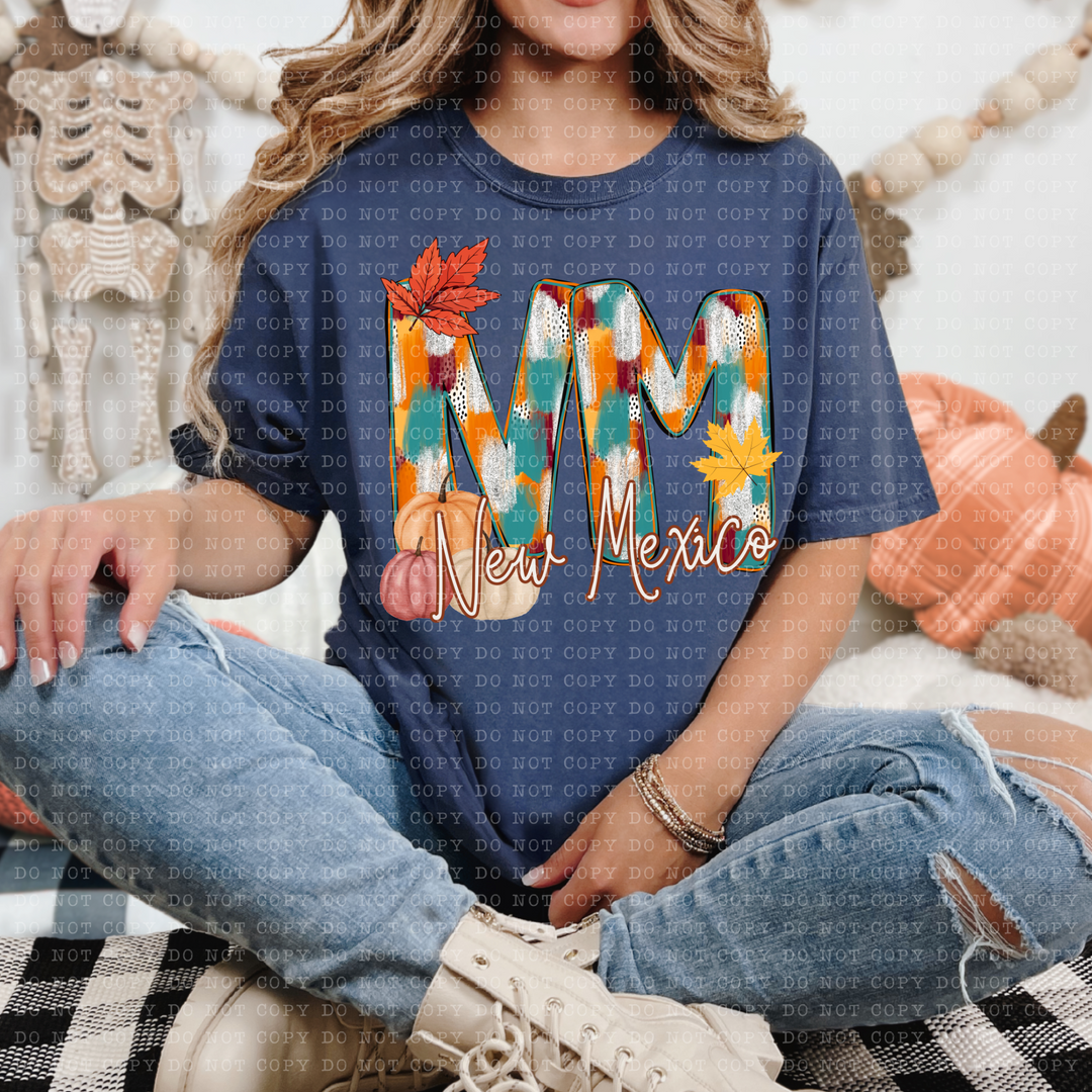 Fall Dottie States DTF Print