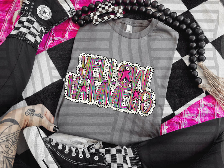 Brushstroke Dots DTF Print