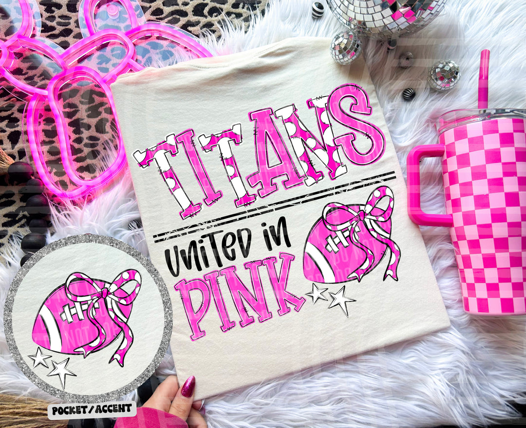 United In Pink Mascots DTF Print