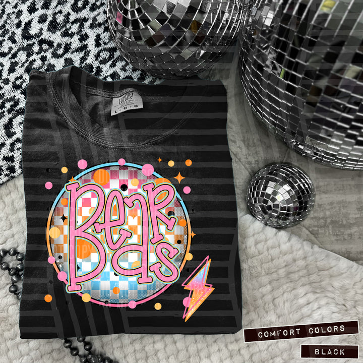 Neon Bright Circle DTF Print