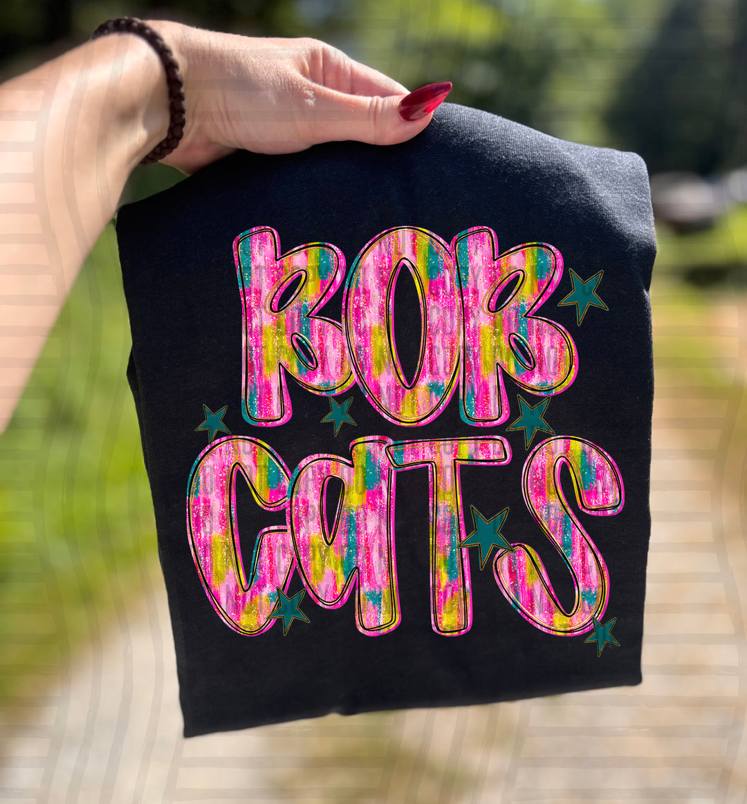 Holiday Brushstroke DTF Print