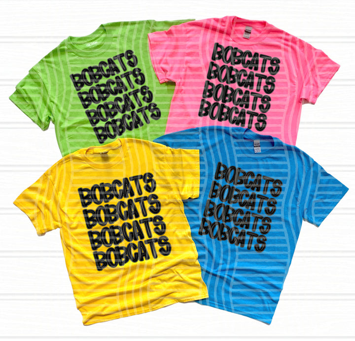 Black Stacked DTF Print