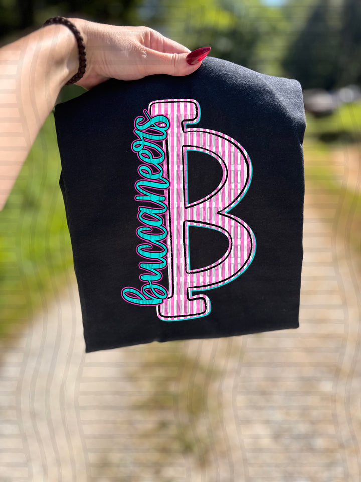 Mixy Pink Seersucker DTF Print