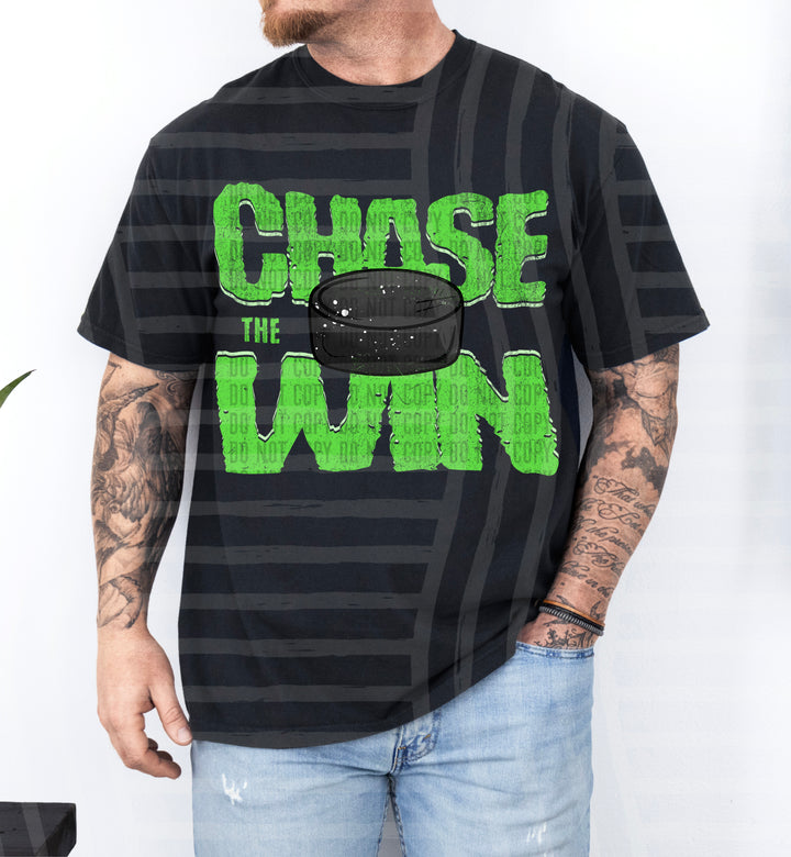 Chase The Win Hockey DTF Print
