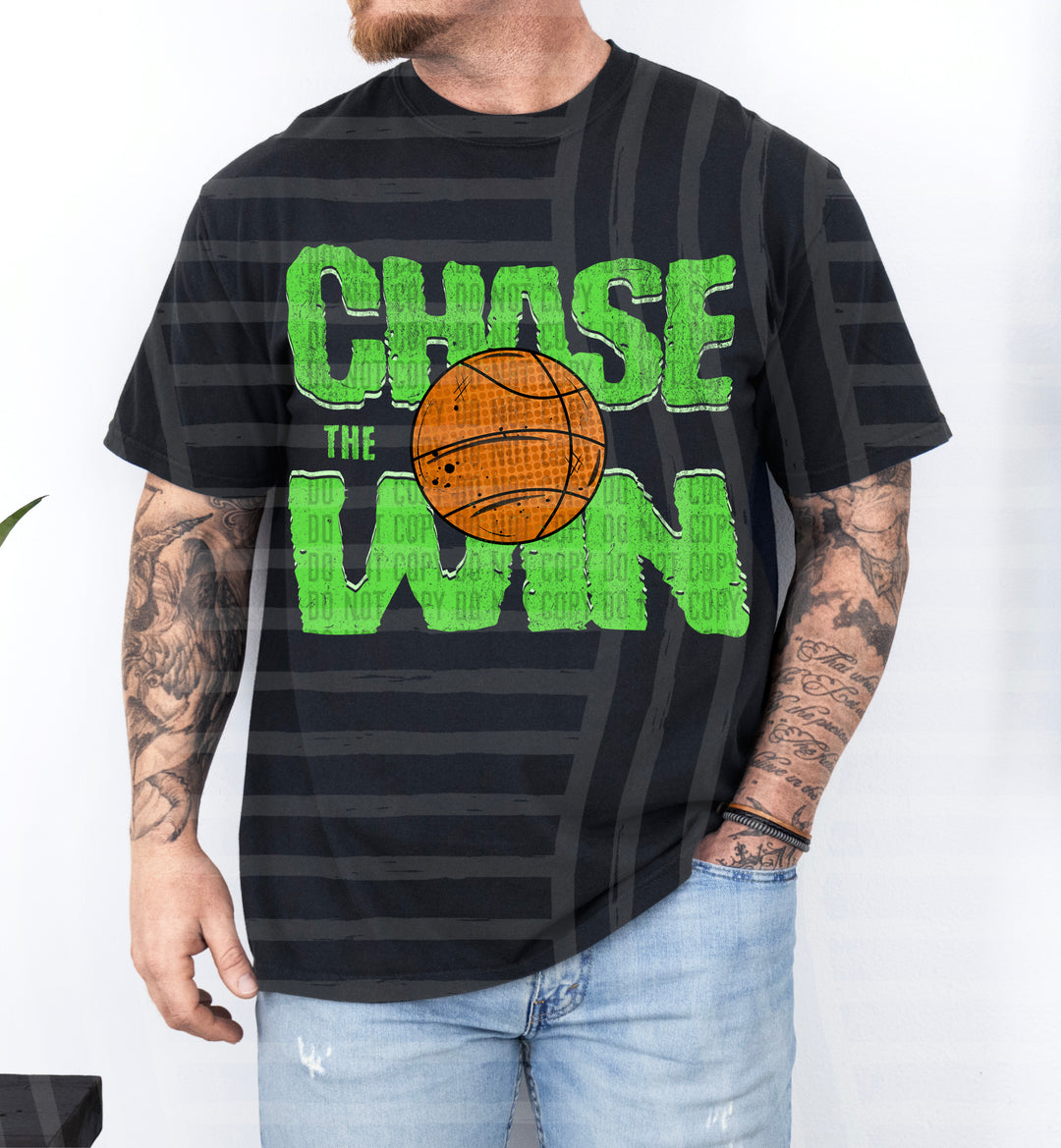 Chase The Win Basketball DTF Print
