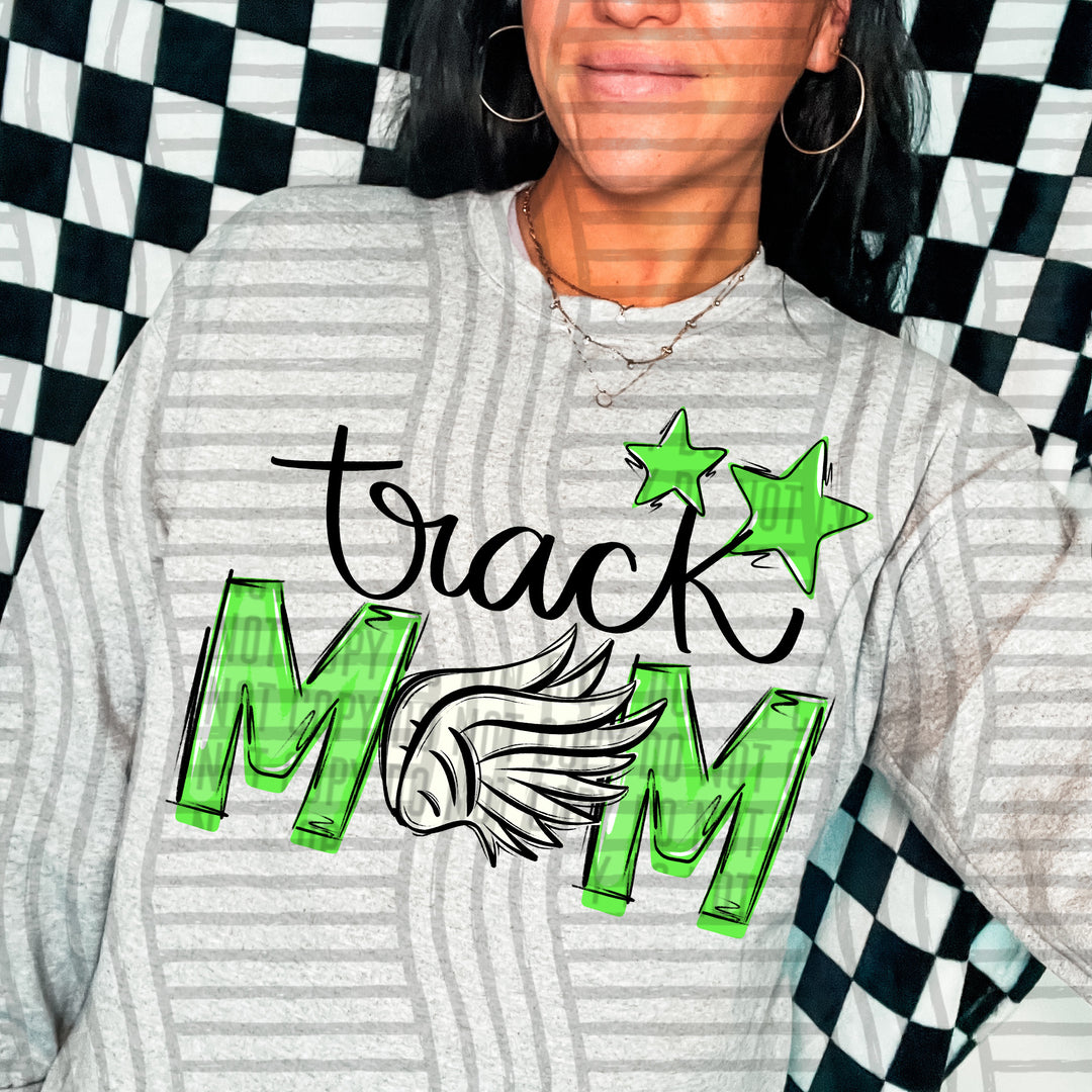 Sports Mom Track DTF Print