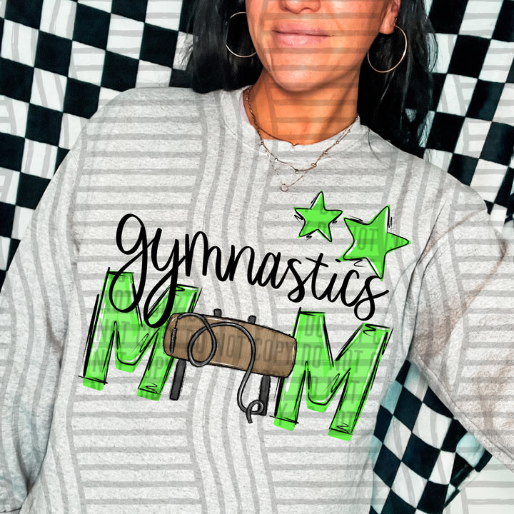 Sports Mom Gymnastics DTF Print
