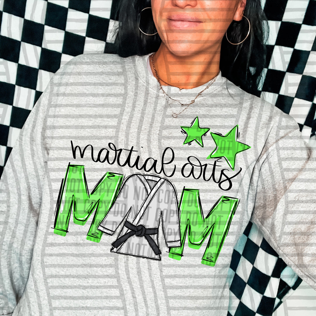 Sports Mom Martial Arts DTF Print