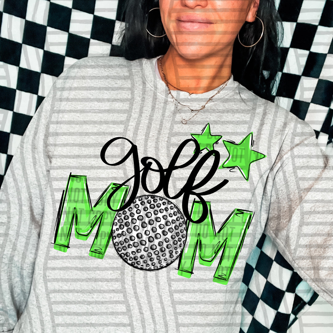Sports Mom Golf DTF Print