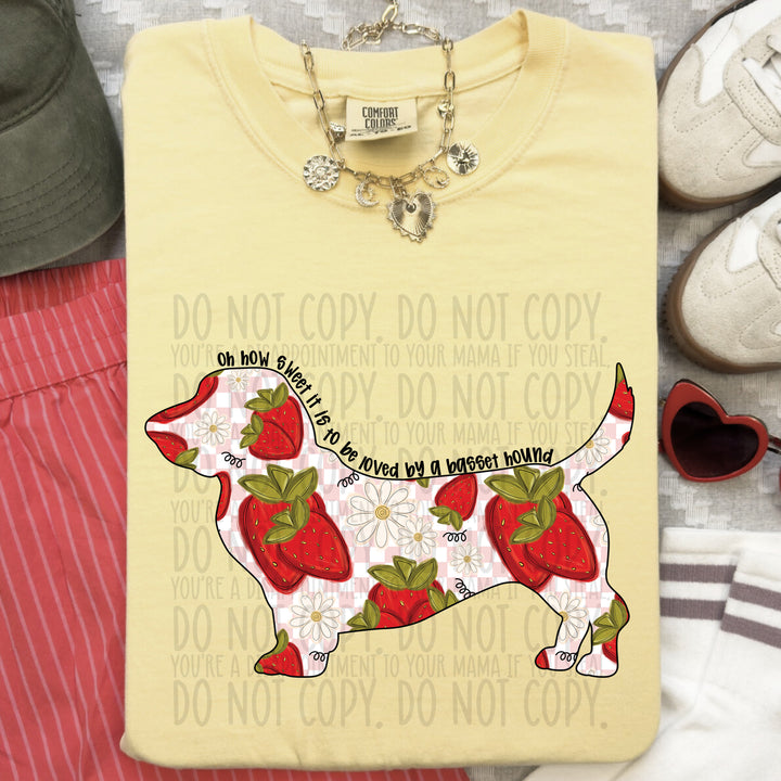 How Sweet Dog DTF Print