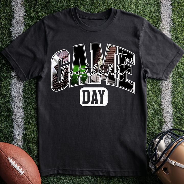 Game Day Football WHITE DTF Print