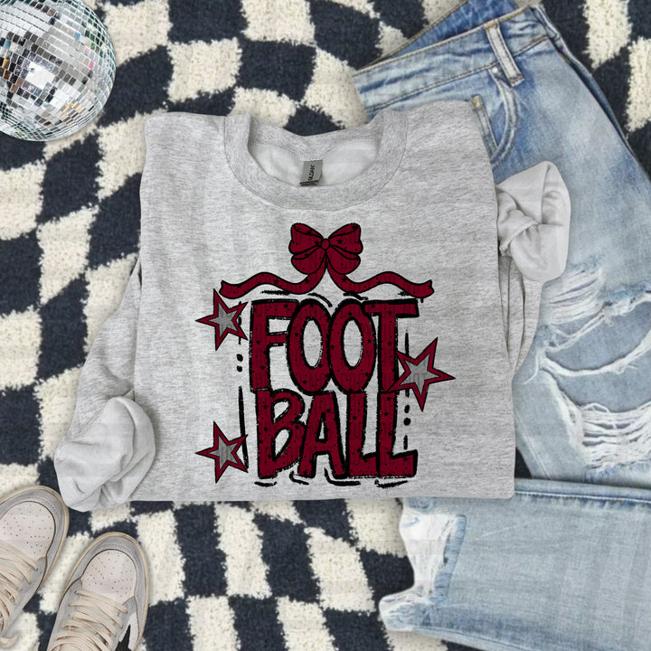 Football Bow DTF Print