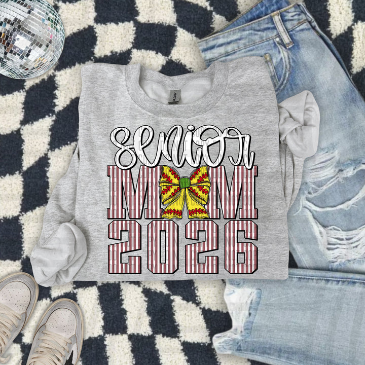 Senior Mom Softball DTF Print