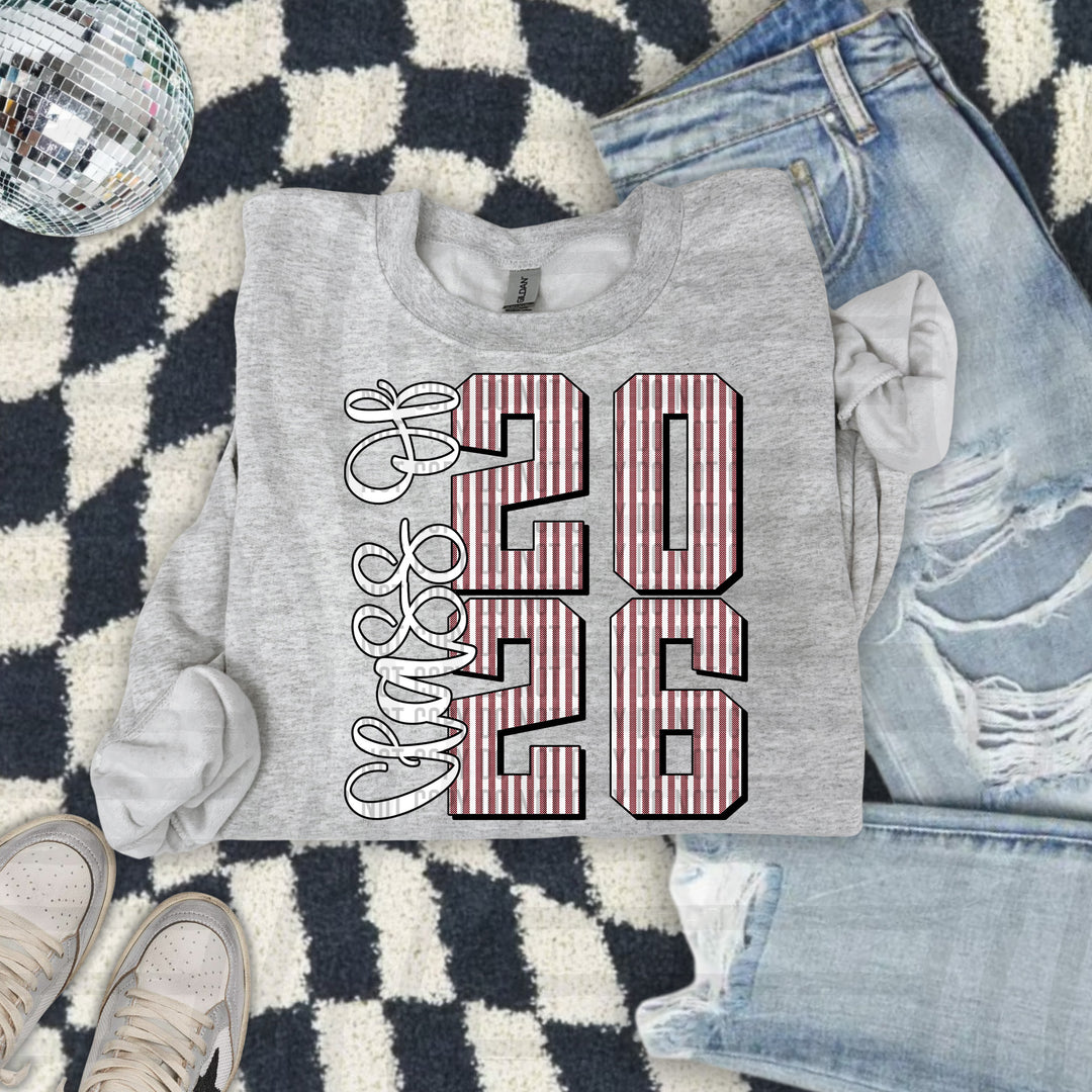 Class Of 2026 Seersucker DTF Print