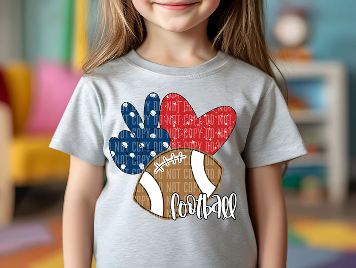 Peace Love DTF Print