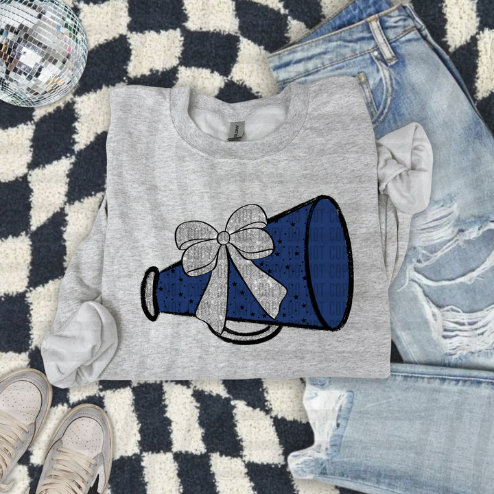 Megaphone Silver Accents DTF Print