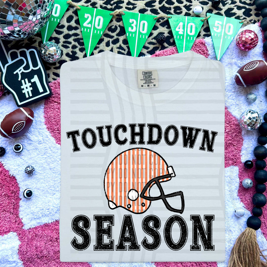Touchdown Season Seersucker DTF Print