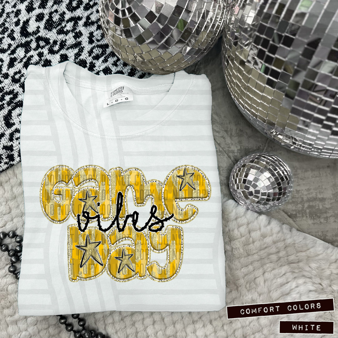 Game Day Vibes Brushstrokes DTF Print