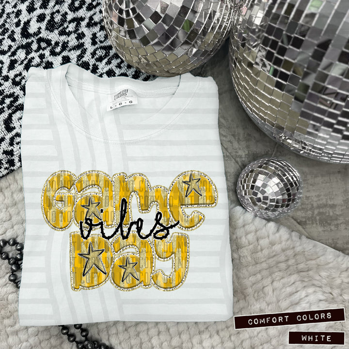 Game Day Vibes Brushstrokes DTF Print