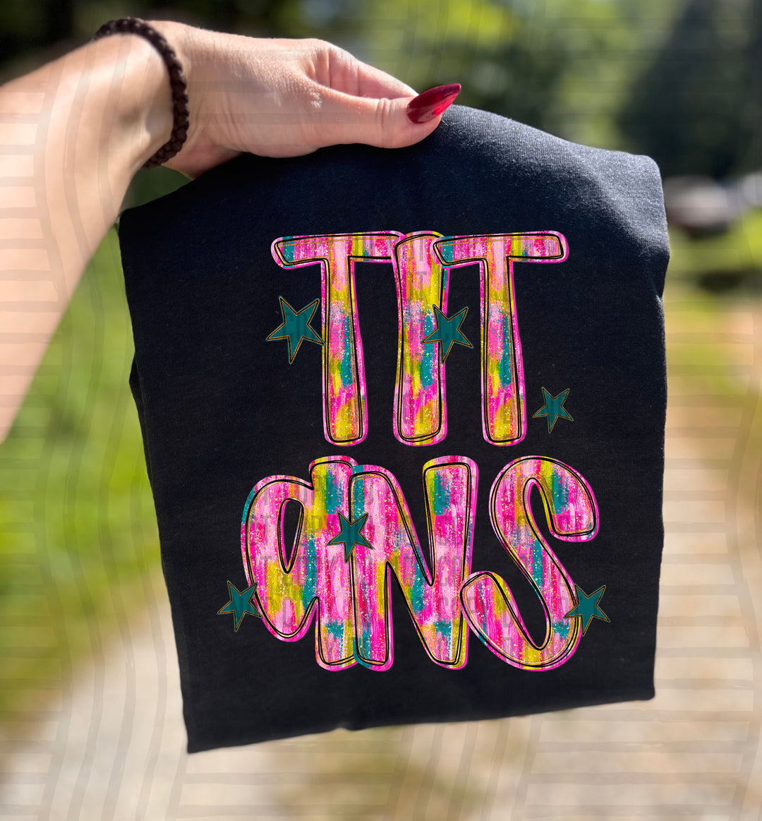 Holiday Brushstroke DTF Print