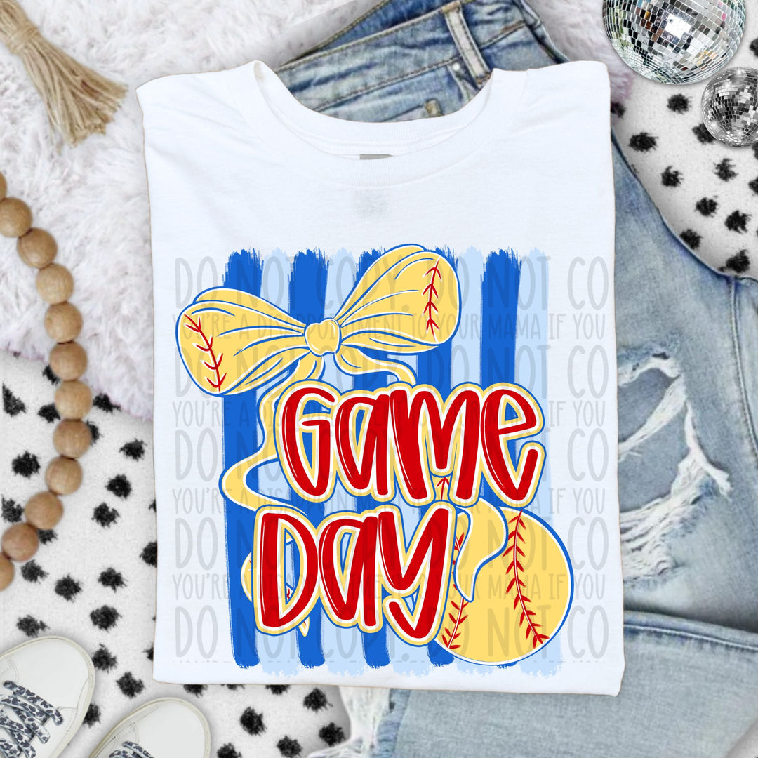 Game Day Softball DTF Print
