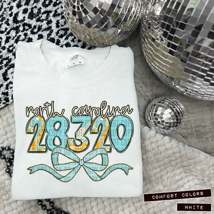 Dotted Daisy Zip Codes DTF Print