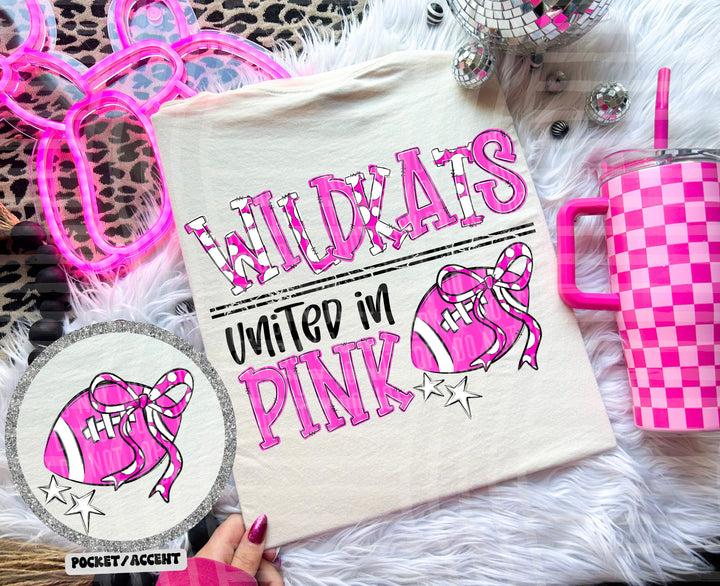 United In Pink Mascots DTF Print