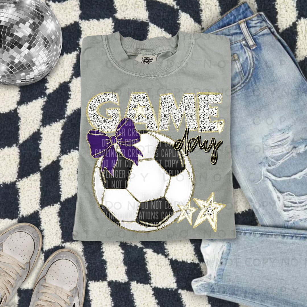 Game Day Soccer DTF Print