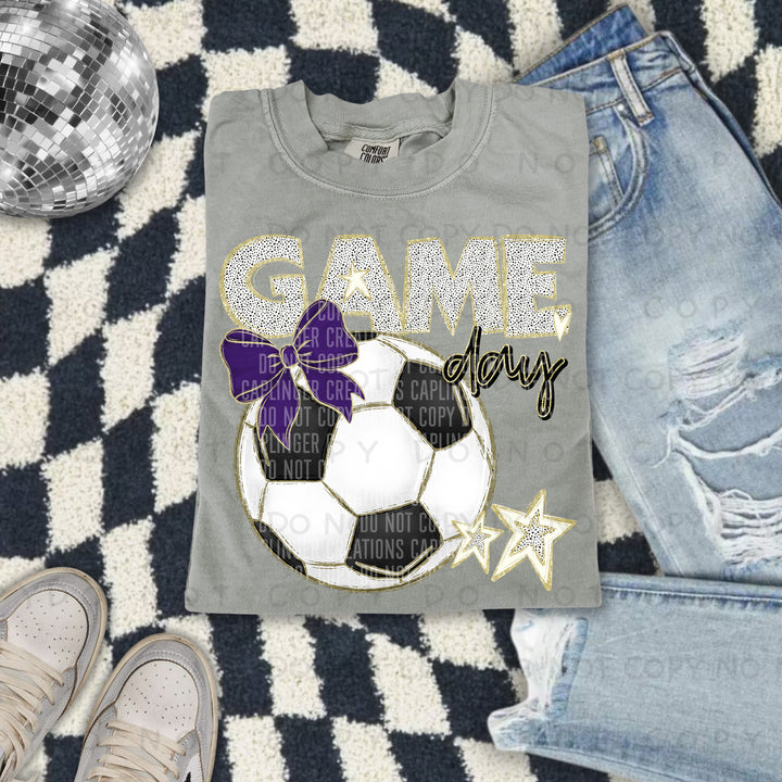 Game Day Soccer DTF Print