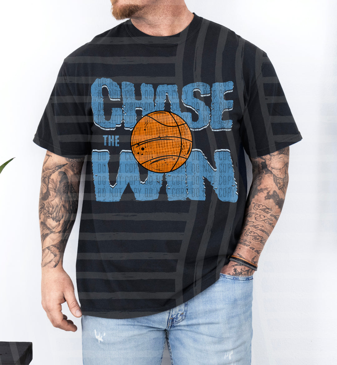 Chase The Win Basketball DTF Print