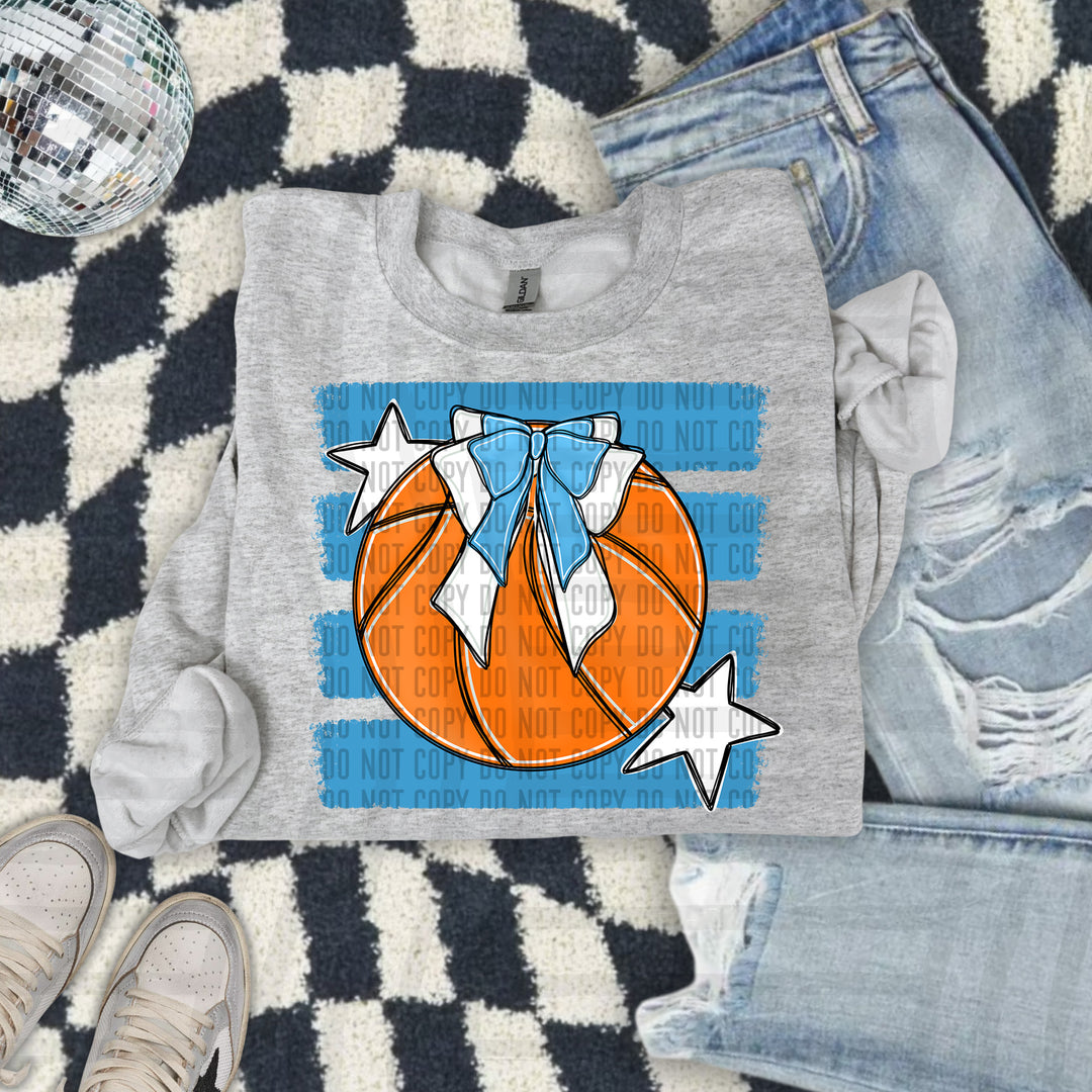 Basketball Bow DTF Print