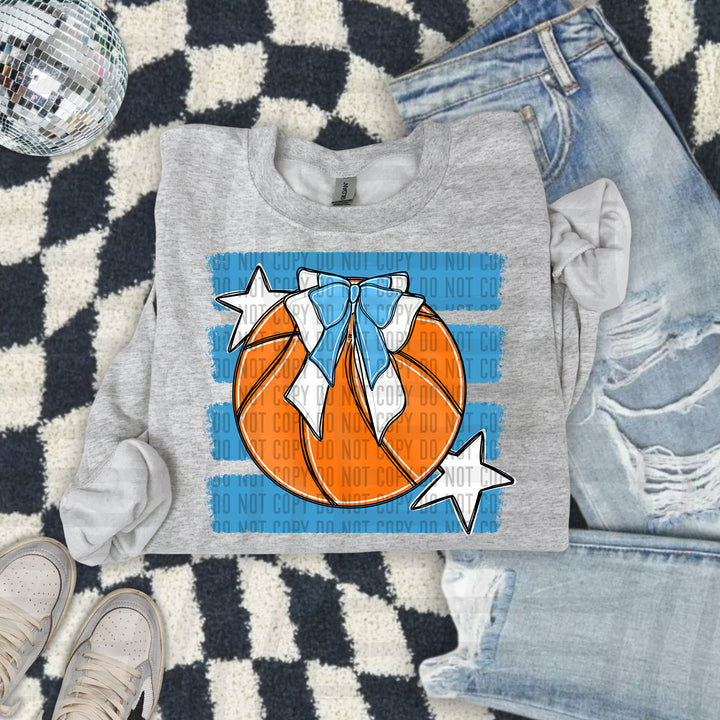 Basketball Bow DTF Print