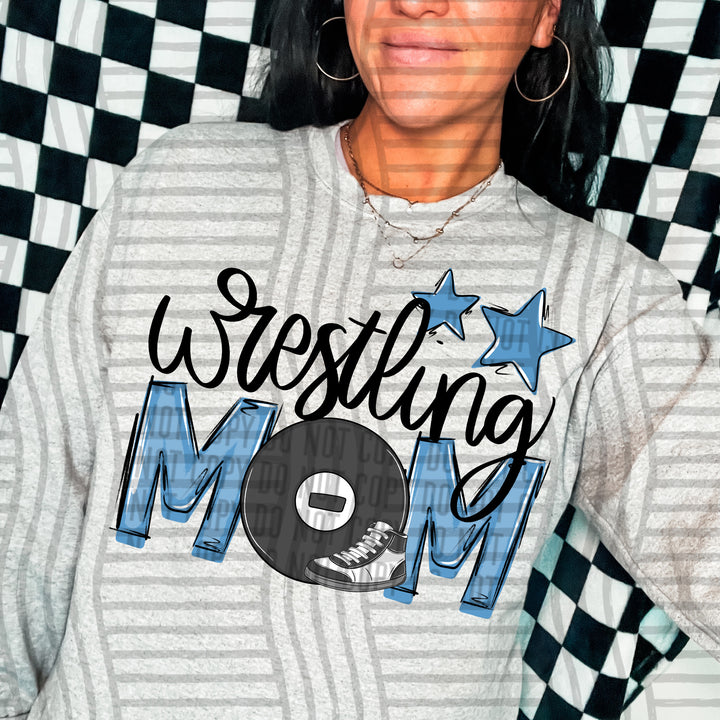 Sports Mom Wrestling DTF Print