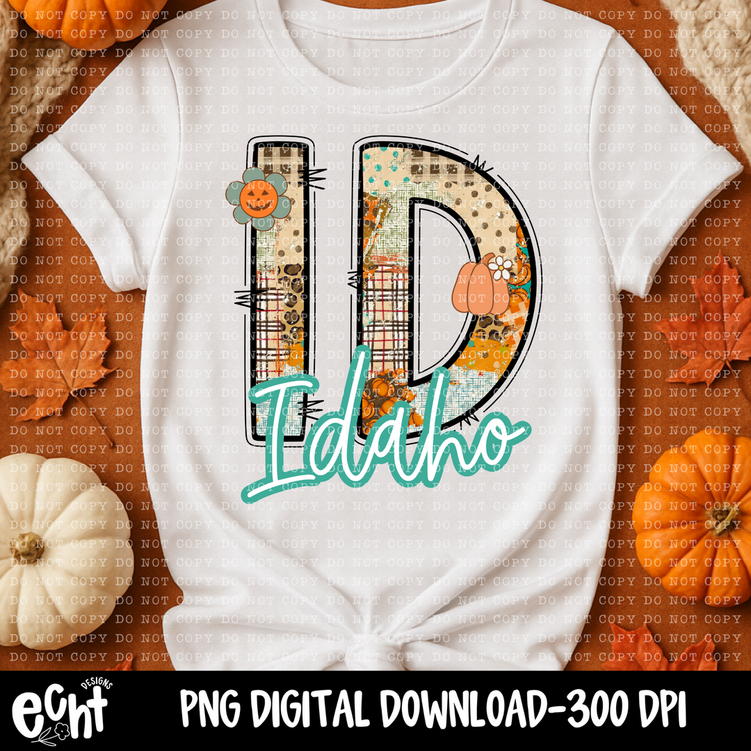 Patchwork Plaid States DTF Print