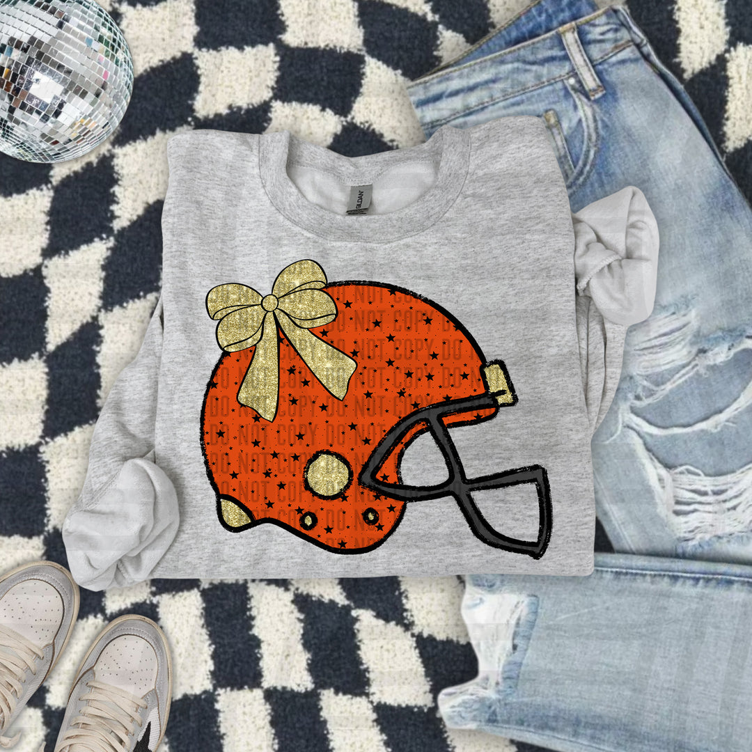 Football Helmet Colors DTF Print