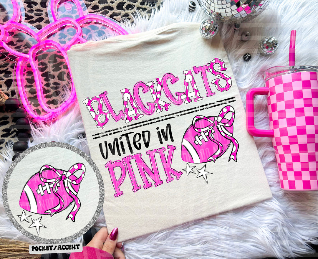 United In Pink Mascots DTF Print