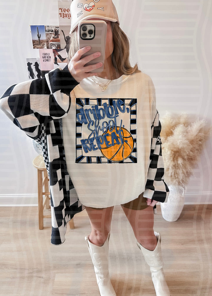 Dribble Shoot Repeat DTF Print