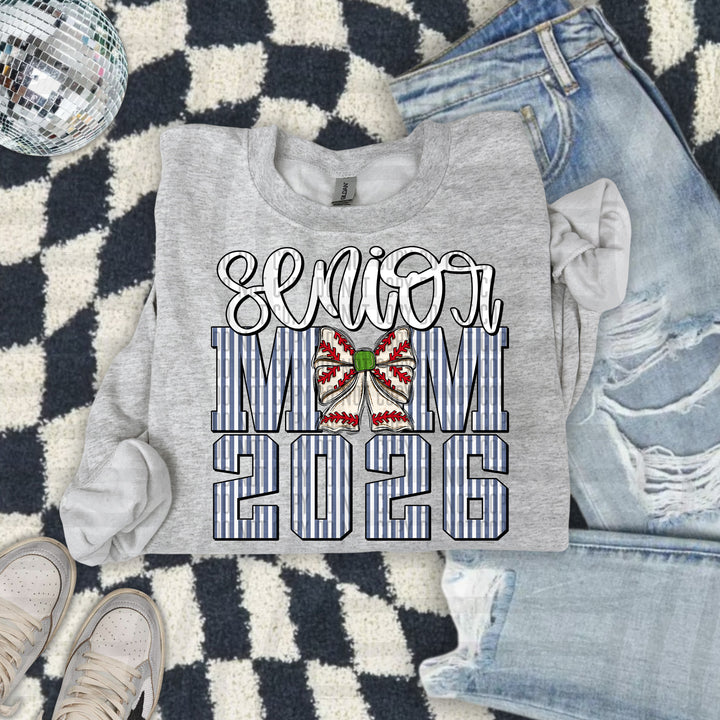 Senior Mom Baseball DTF Print