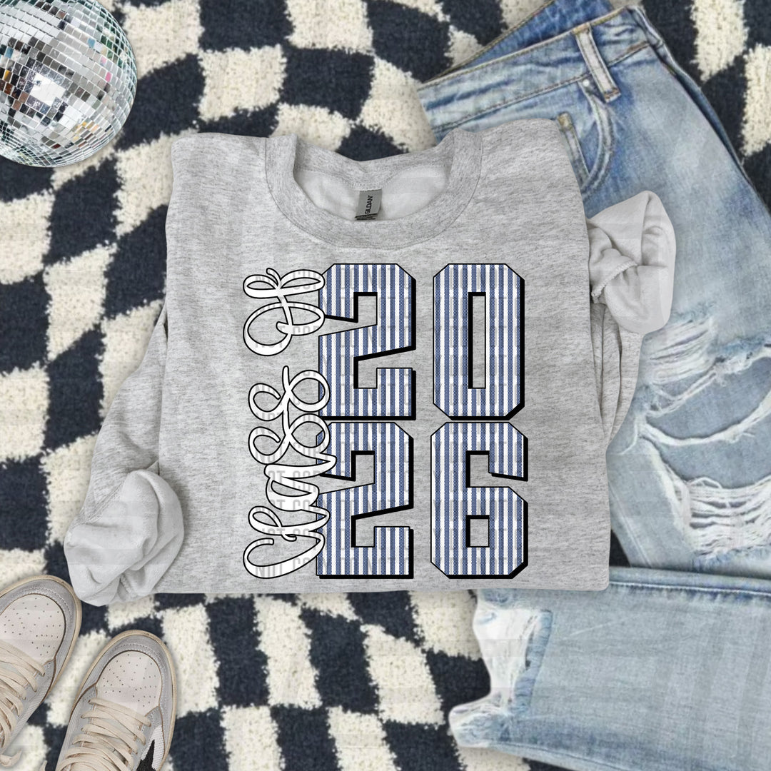 Class Of 2026 Seersucker DTF Print