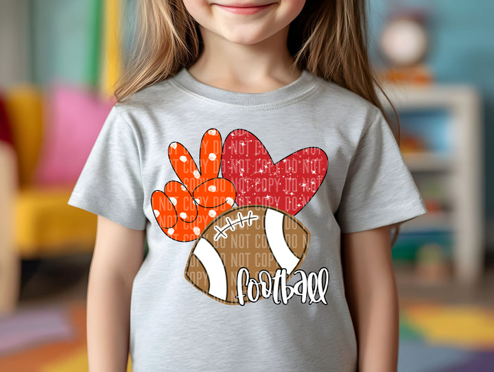 Peace Love DTF Print