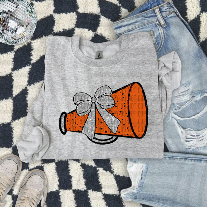 Megaphone Silver Accents DTF Print