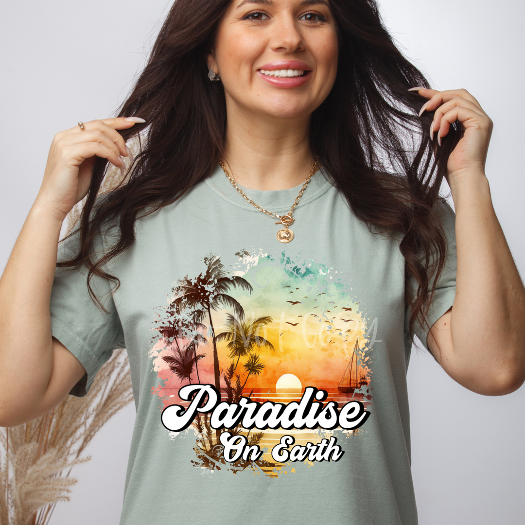 Paradise on Earth DTF Print