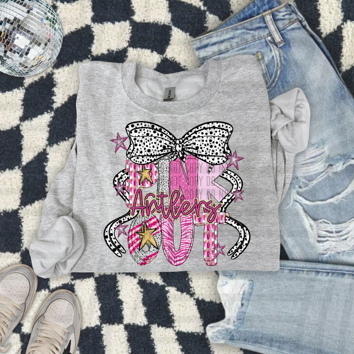 Pink Out Gold DTF Print