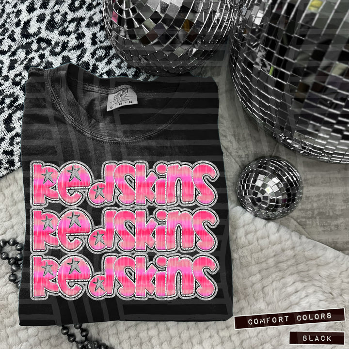 Pink Triple Stacked DTF Print