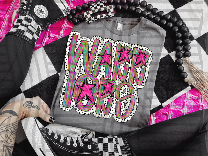 Brushstroke Dots DTF Print